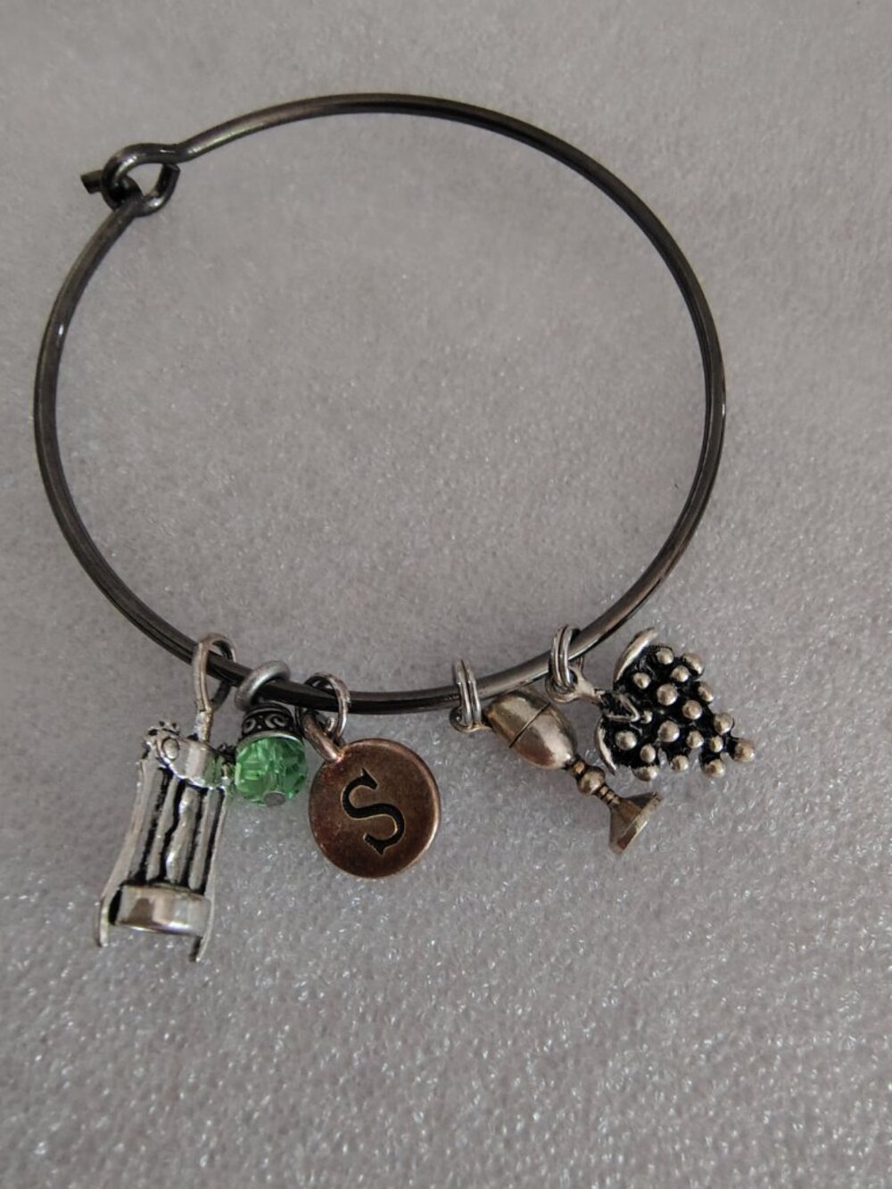 Cool Charm Bangle Wine Cork